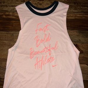Nike Dri-Fit Bold Beautiful Muscle Tank Top M